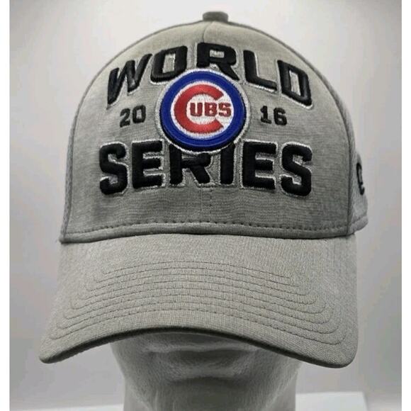 New Era‎ Chicago Cubs 2016 World Series Champions 39Thirty On-Field Hat Cap MLB - Picture 1 of 13